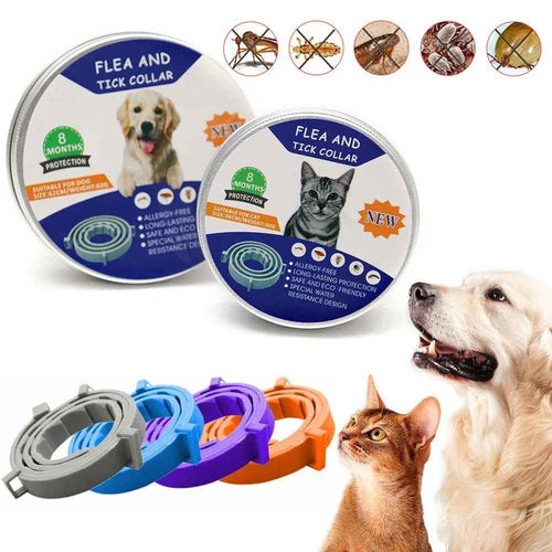 Silicone Pet Collar Adjustable Anti-Mosquito Insect Repellent
