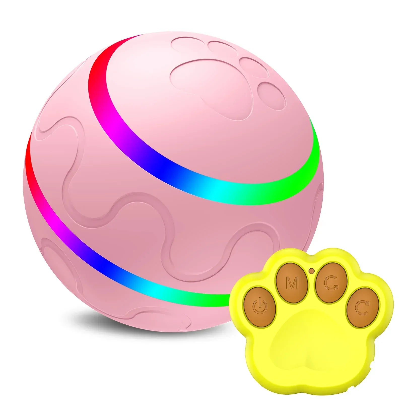 ของเล่นลูกบอลแมว Pet New Cat Wicked Ball ของเล่นแมวอัจฉริยะ ลูกบอล USB ลูกบอลหมุนอัตโนมัติ