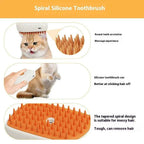 USB Rechargeable Pet Steam Brush Spray Grooming Massage Comb