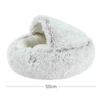 Crystal velvet warm round half-pack cat litter