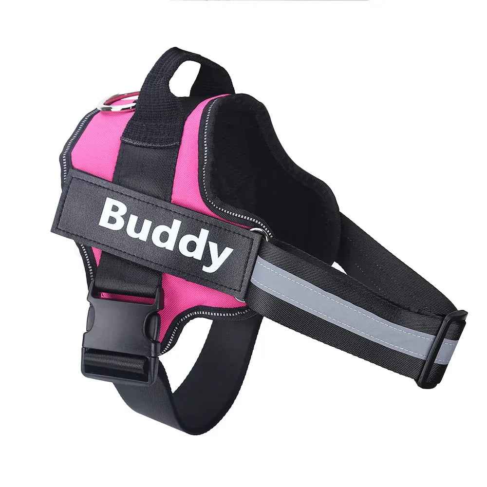 Personalized No-Pull Dog Harness Adjustable Reflective Vest