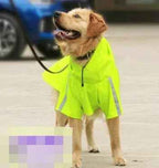 Waterproof Reflective Dog Raincoat Lightweight Pet Rain Cape