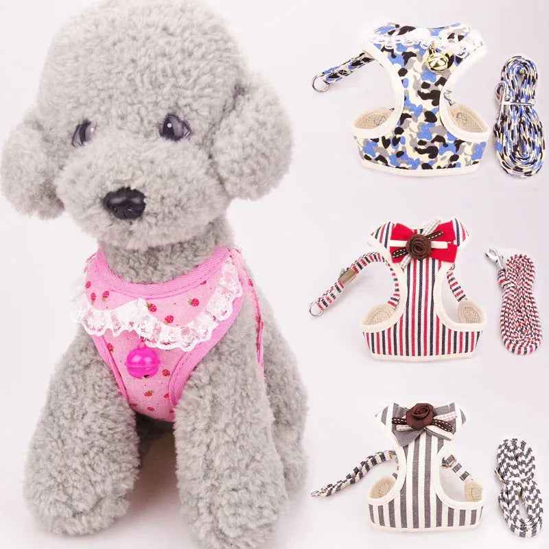 Pet Cute Chest Strap Breathable Tank Top Style Dog
