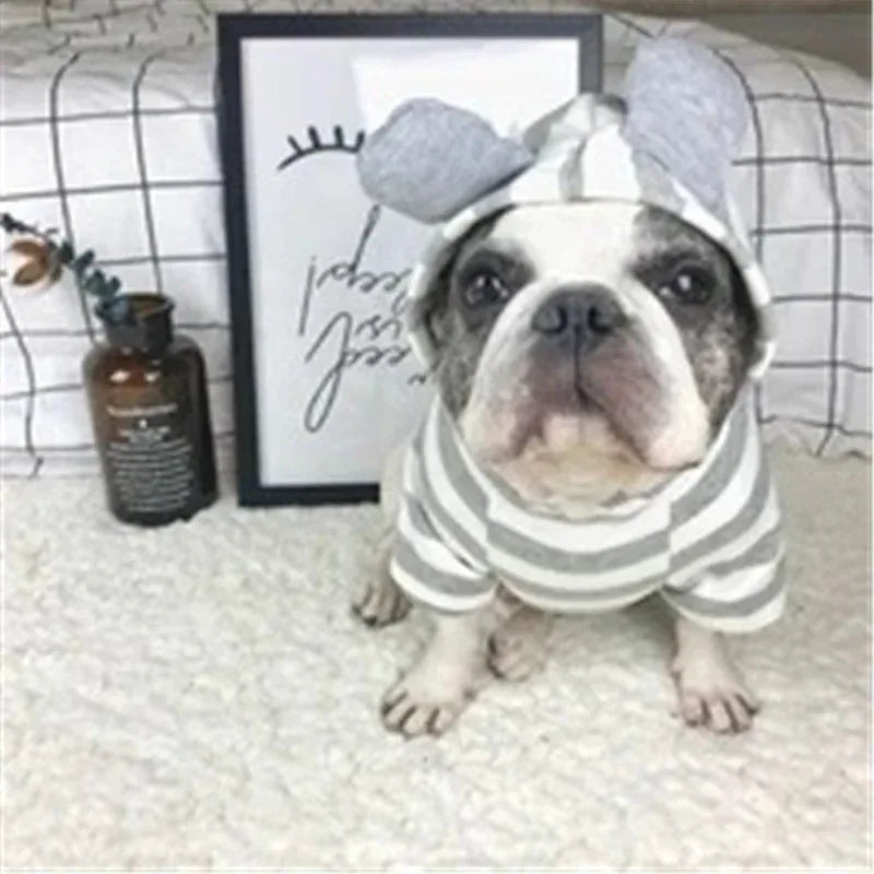 Maglione a righe per animali domestici