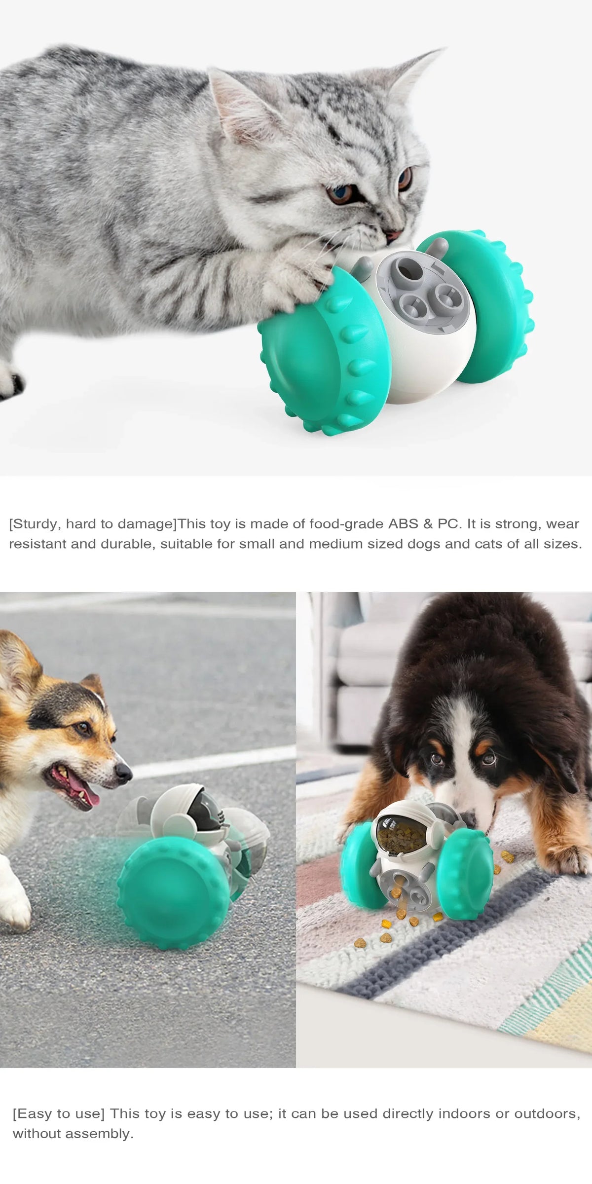 Interactive Slow Feeder Toy Car for Dogs & Cats – Treat Dispenser