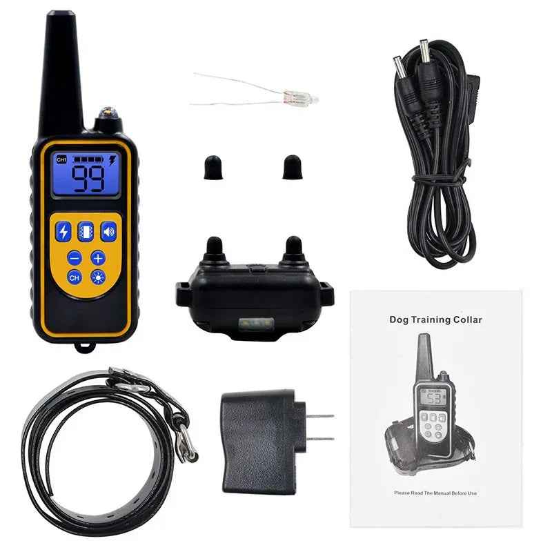 Remote Control Dog Training Collar Adjustable Pet Training Device