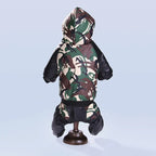 Pet Clothes Autumn Winter Camouflage Hooded Pet Clothing