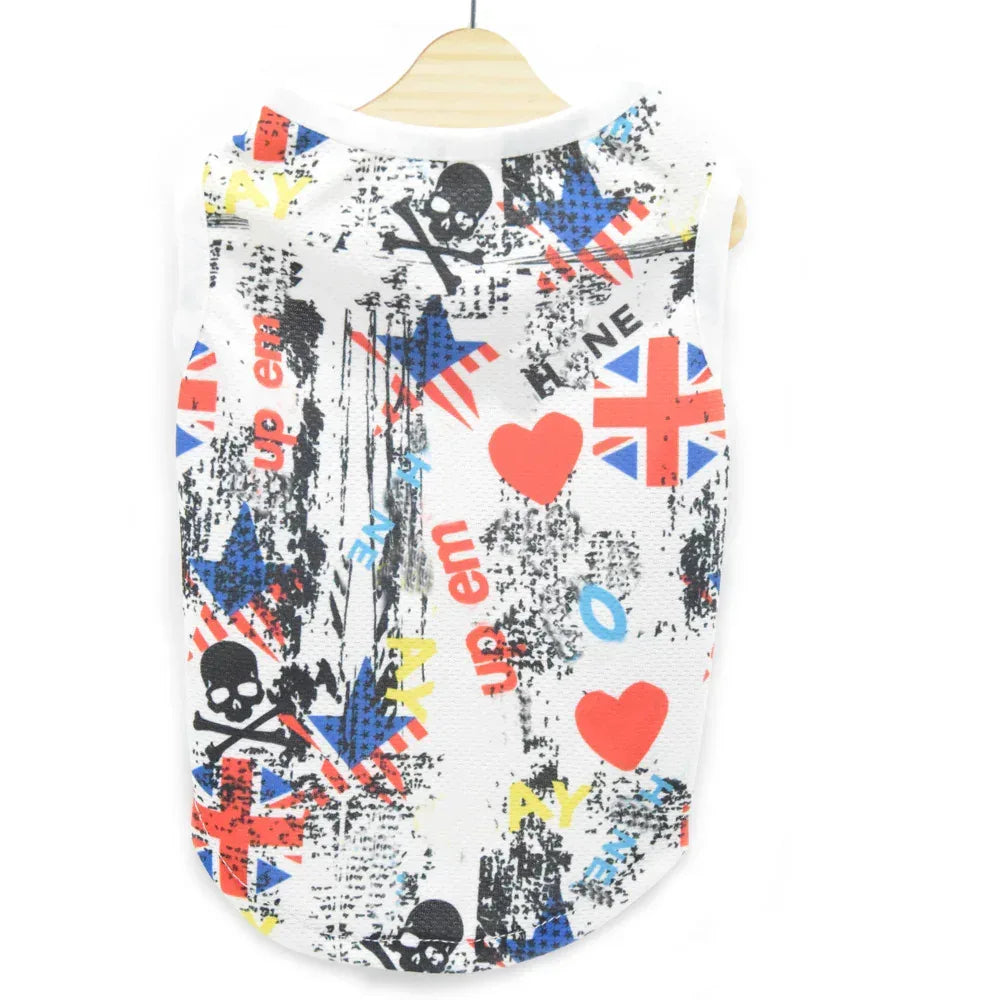 Abbigliamento Trendy Punk per Cani da Strada