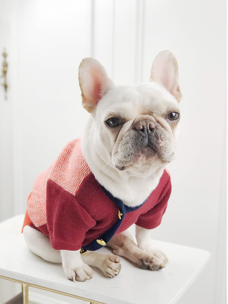 British Pet Sweater Dog Sweater Cat Clothes Pet Clothing