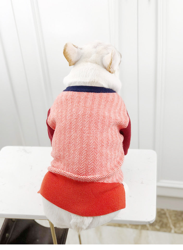 British Pet Sweater Dog Sweater Cat Clothes Pet Clothing