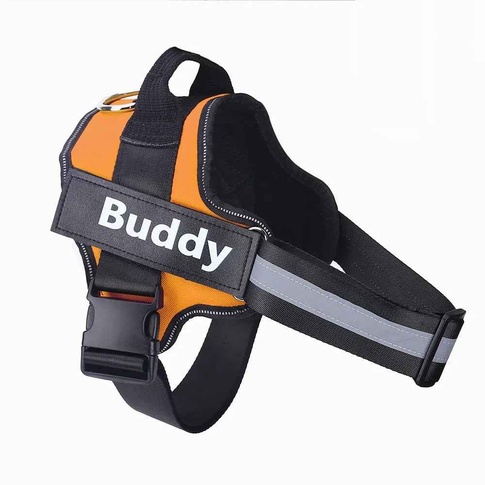 Personalized No-Pull Dog Harness Adjustable Reflective Vest