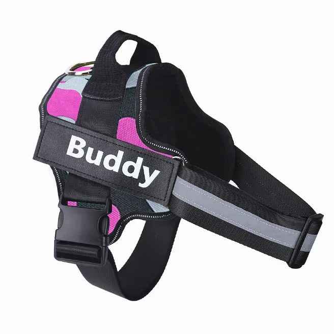 Personalized No-Pull Dog Harness Adjustable Reflective Vest