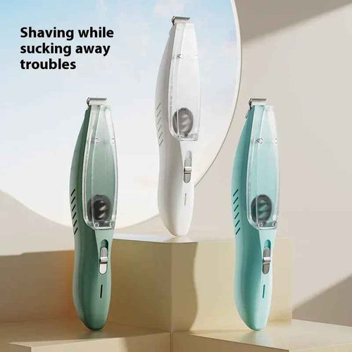Pet Grooming Clipper with Vacuum Low Noise Hair Trimmer