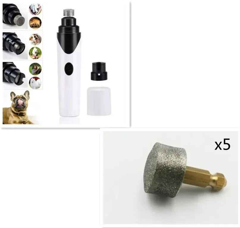 Electric Pet Nail Grinder & Clipper for Dogs & Cats