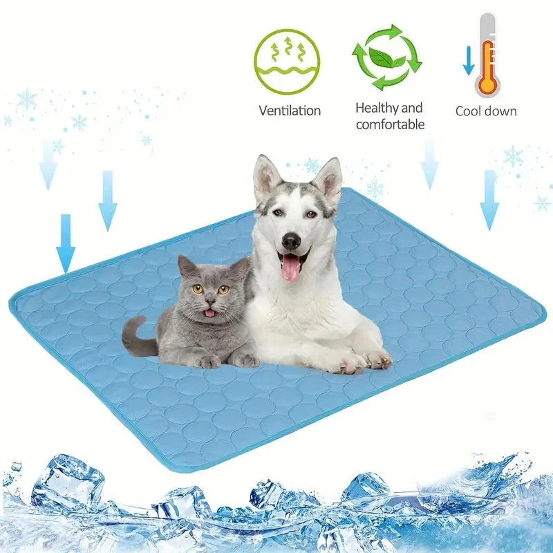 Cooling Pet Mat Summer Ice Pad for Dogs & Cats