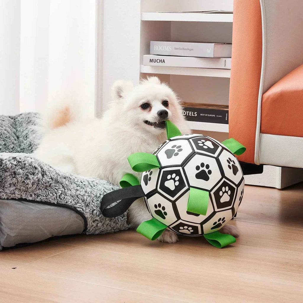 Interactive Dog Soccer Ball Toy for Large & Active Dogs