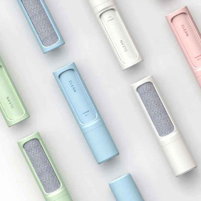 2-in-1 Reusable Pet Hair Remover Brush Self-Cleaning Lint Roller