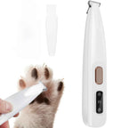 LED Pet Paw Hair Trimmer Waterproof Dog Grooming Clipper