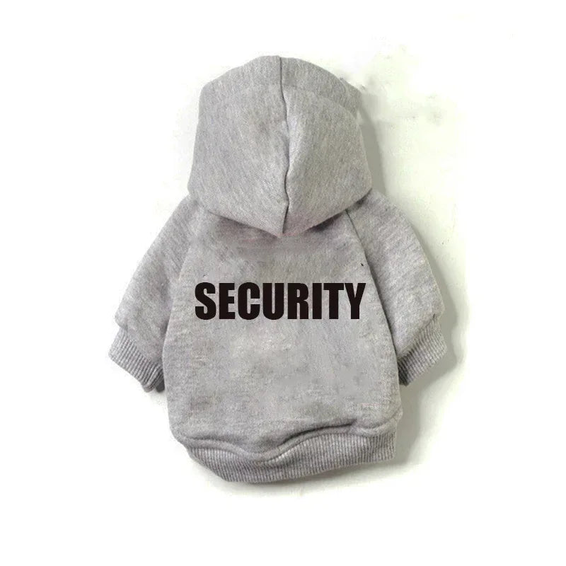 Pull de sécurité en polaire pour animaux avec capuche Automne et hiver