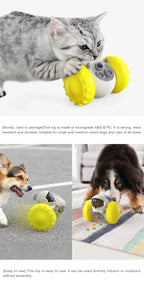Interactive Slow Feeder Toy Car for Dogs & Cats – Treat Dispenser