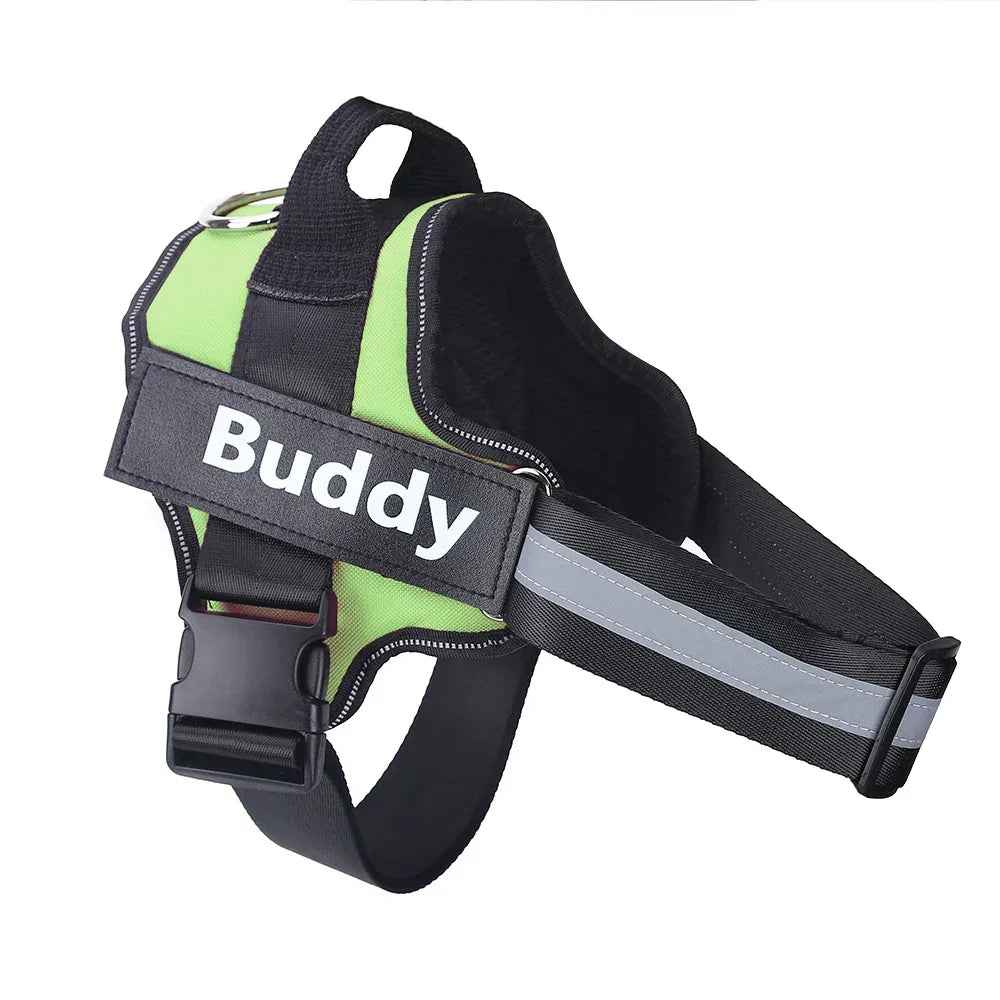 Personalized No-Pull Dog Harness Adjustable Reflective Vest
