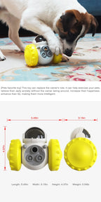 Interactive Slow Feeder Toy Car for Dogs & Cats – Treat Dispenser