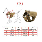 Nylon Strong Pet Tactical Portable Vest