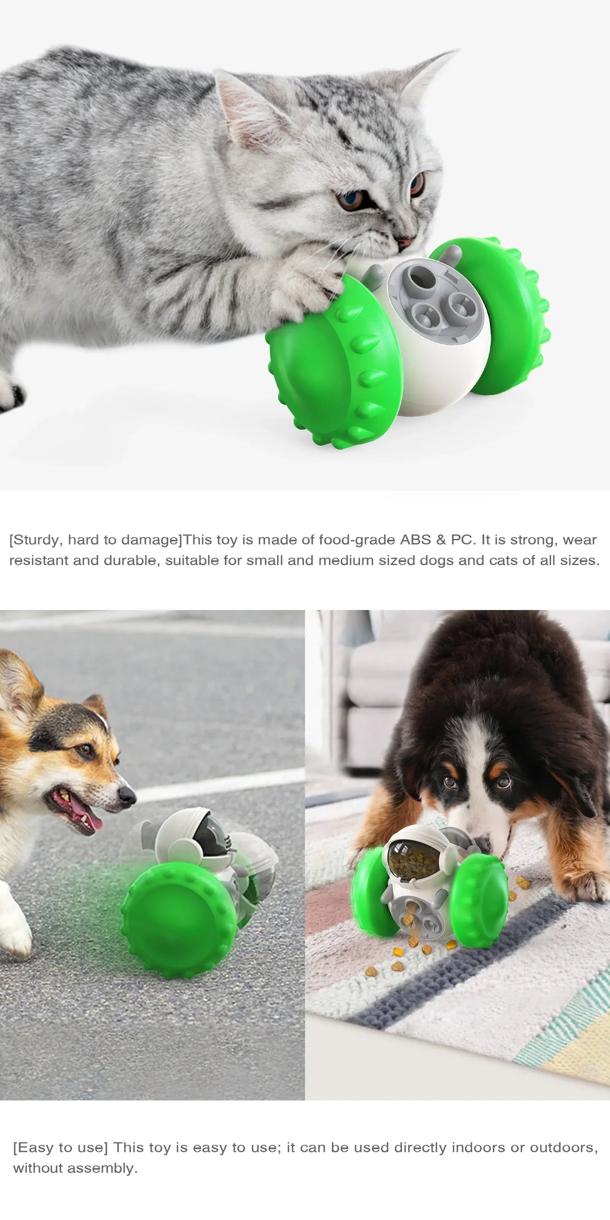 Interactive Slow Feeder Toy Car for Dogs & Cats – Treat Dispenser