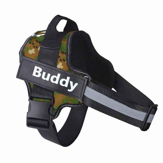 Personalized No-Pull Dog Harness Adjustable Reflective Vest