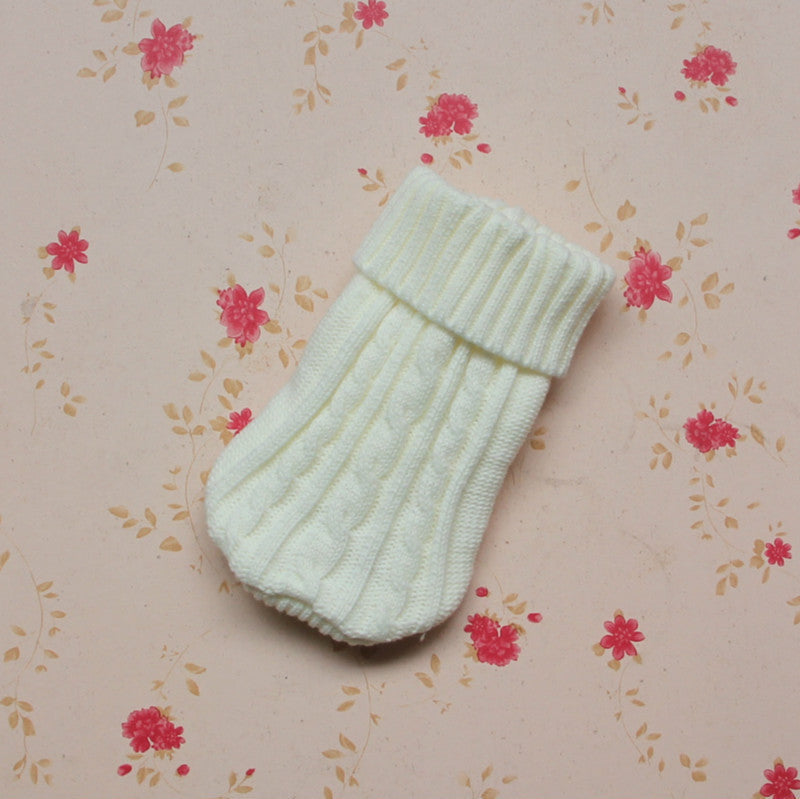 Thick autumn and winter pet dog sweater warm three-dimensional twisted rope small milk cat milk dog sweater Teddy Bichon dog clothes