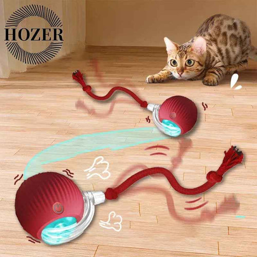 Interactive Cat Rolling Ball Toy with Smart Auto Drive