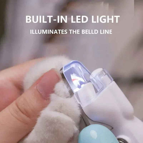 Pet Nail Clippers with LED Light & Electric Nail Grinder