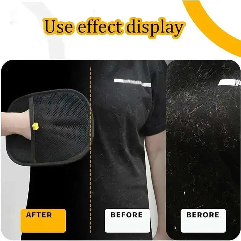 Pet Hair Remover Glove Deshedding Brush for Dogs & Cats