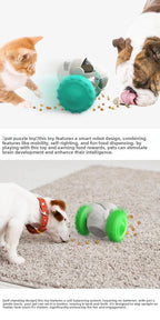 Interactive Slow Feeder Toy Car for Dogs & Cats – Treat Dispenser