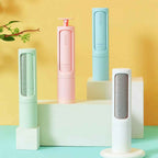 2-in-1 Reusable Pet Hair Remover Brush Self-Cleaning Lint Roller