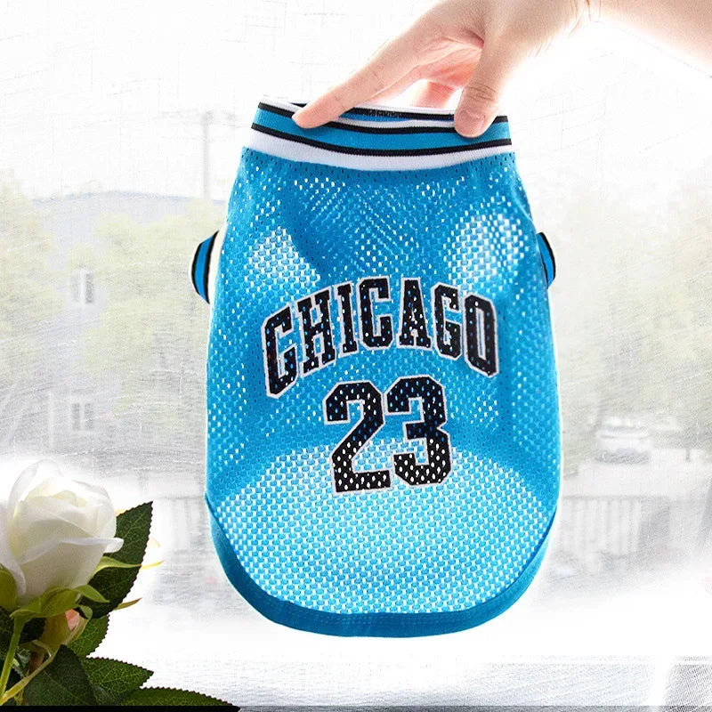 Hondenkleding Basketbalshirt Grote Mesh Zomer Hondenkleding