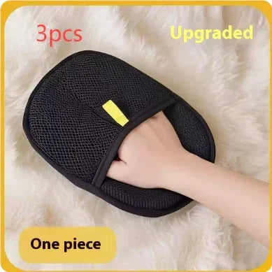 Pet Hair Remover Glove Deshedding Brush for Dogs & Cats