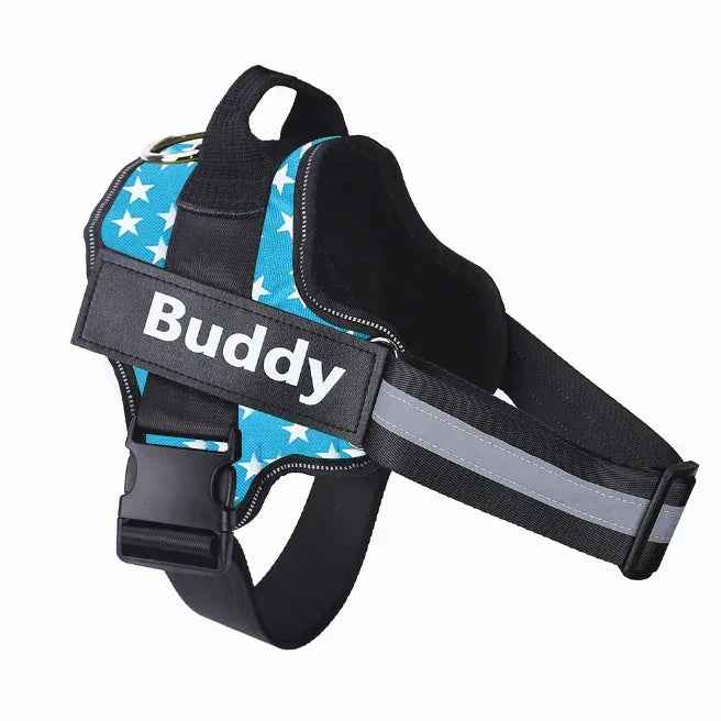 Personalized No-Pull Dog Harness Adjustable Reflective Vest