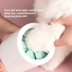 Portable Dog Paw Cleaner Cup with Soft Silicone Brush