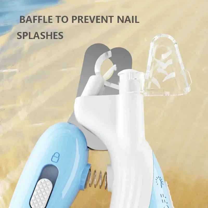 Pet Nail Clippers with LED Light & Electric Nail Grinder