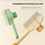 Professional Pet Comb For Dogs And Cats With Release Button Flea Cat Combs For Cats And Dogs - Easy To Use And Durable Grooming Tool Pet Products