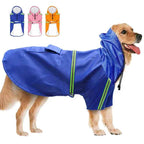 Waterproof Reflective Dog Raincoat Lightweight Pet Rain Cape