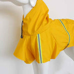 Waterproof Reflective Dog Raincoat Lightweight Pet Rain Cape