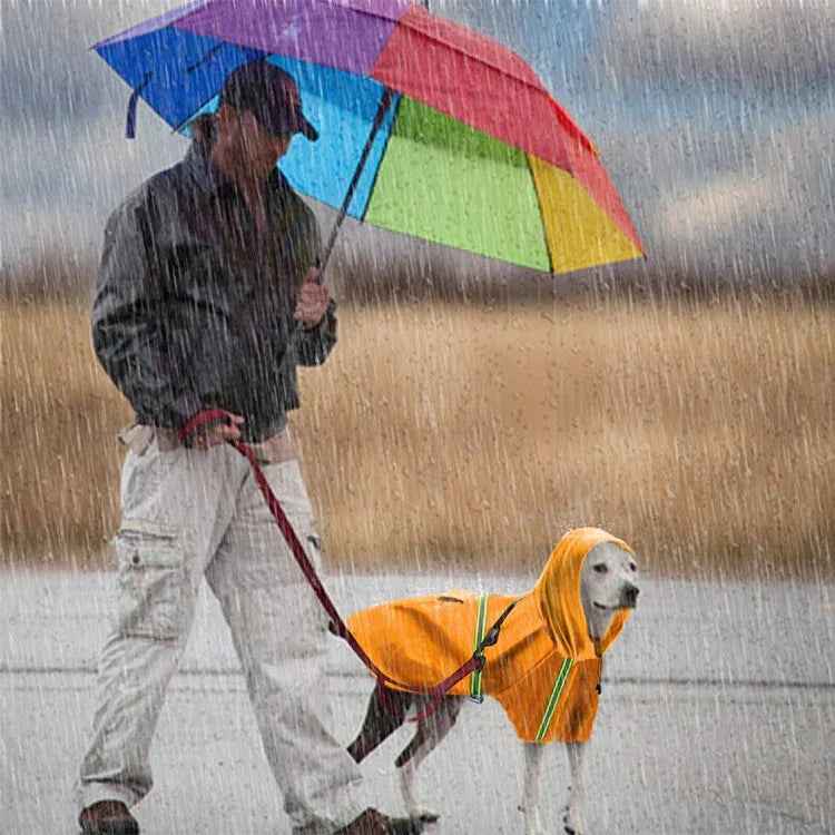 Waterproof Reflective Dog Raincoat Lightweight Pet Rain Cape