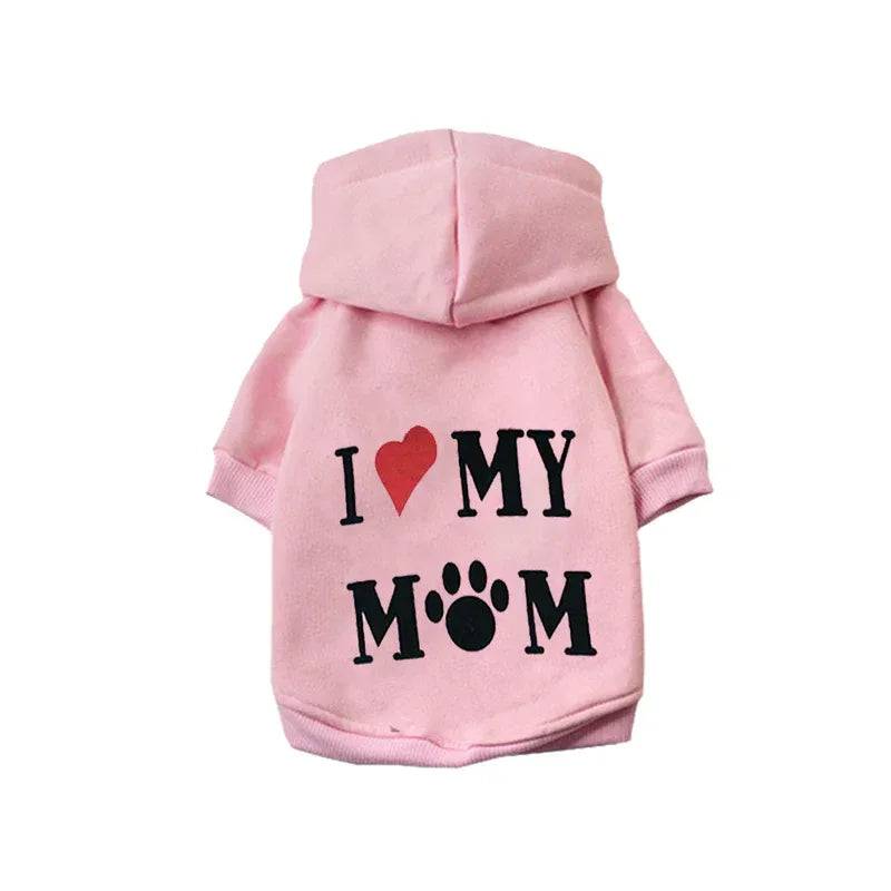 Pull de sécurité en polaire pour animaux avec capuche Automne et hiver