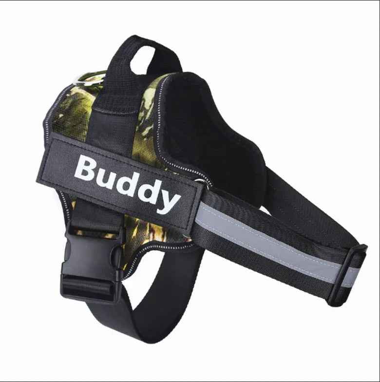 Personalized No-Pull Dog Harness Adjustable Reflective Vest