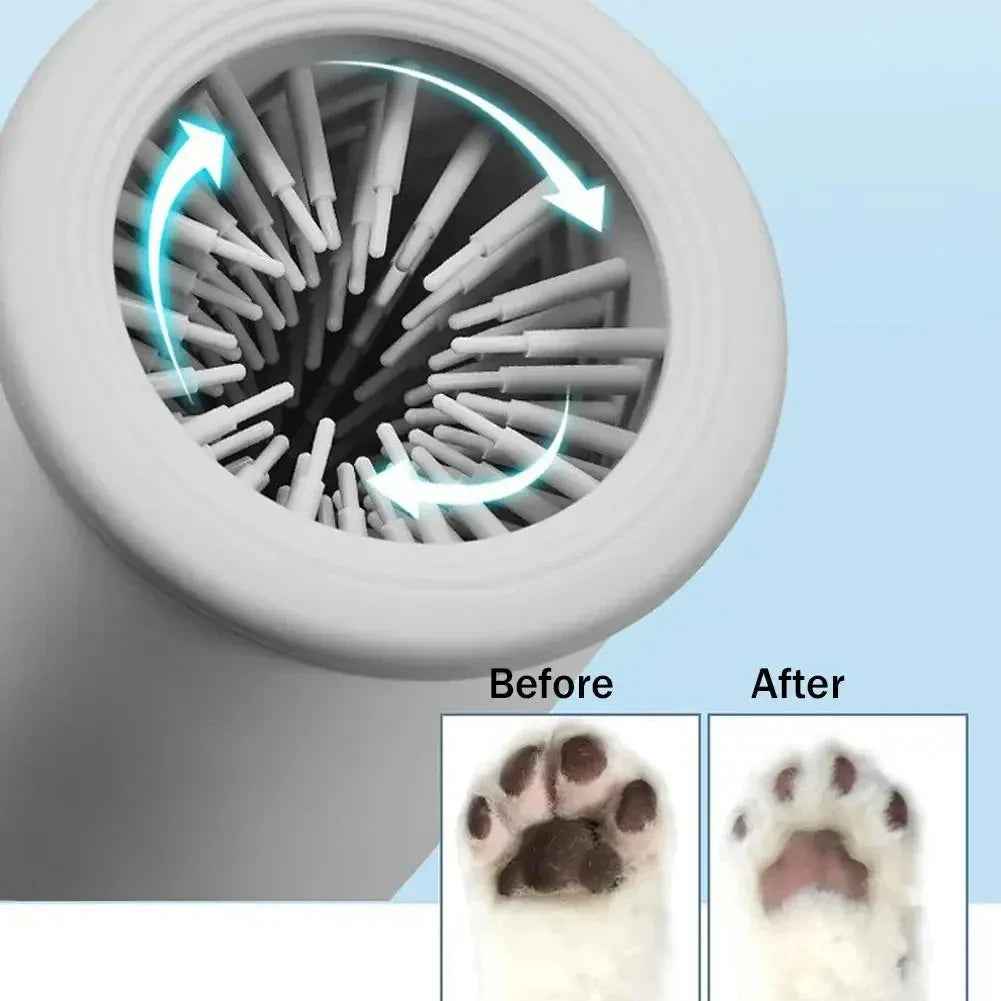 Cốc rửa chân tự động điện cho thú cưng