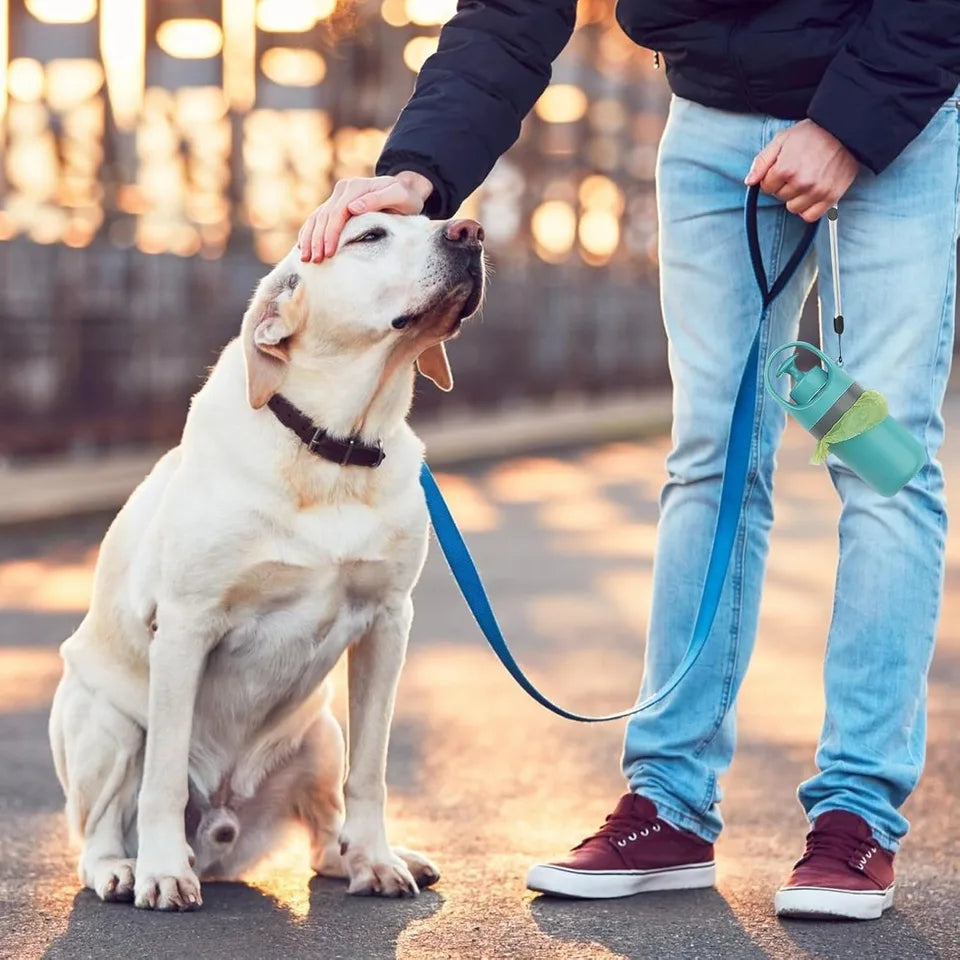 Portable Dog Pooper Scooper with Built-in Waste Bag Dispenser