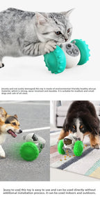 Interactive Slow Feeder Toy Car for Dogs & Cats – Treat Dispenser