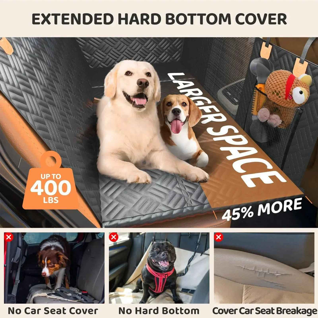 Waterproof Dog Car Seat Bed Durable Pet Travel Cushion